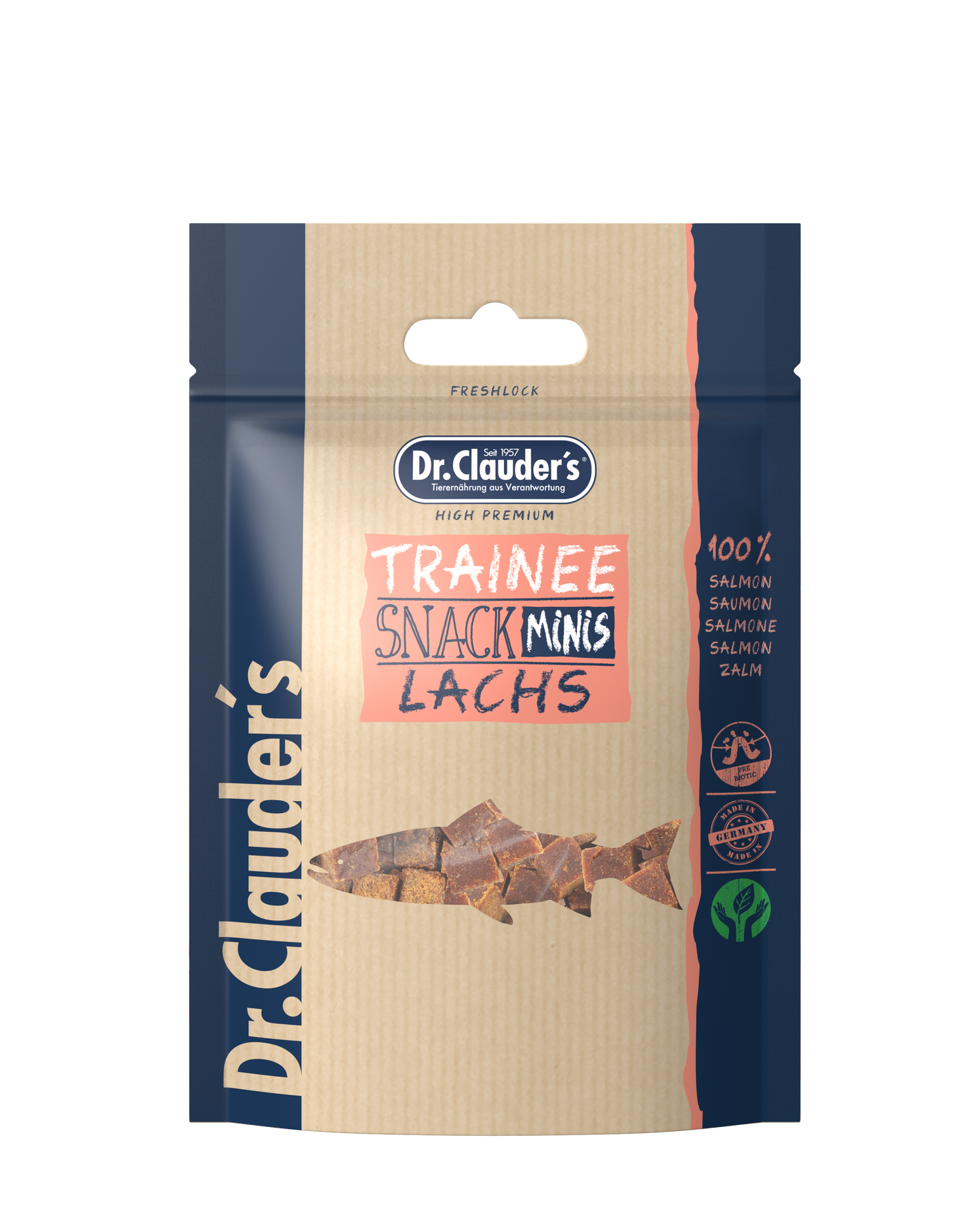 Dr. Clauders Snack Trainee Snack minis Lachs 50g